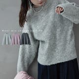 etoll エトル ウールミックスシャギーニットPO | Fashion Letter | 詳細画像1 