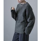 etoll エトル ウールミックスシャギーニットPO | Fashion Letter | 詳細画像5 