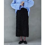 etoll エトル ラメミックスフリンジタイトスカート | Fashion Letter | 詳細画像2