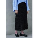 etoll エトル ラメミックスフリンジタイトスカート | Fashion Letter | 詳細画像6