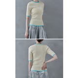 etoll エトル リンガーネックリブニット | Fashion Letter | 詳細画像7 