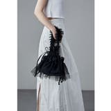 etoll エトル オーガンジー×チュールフリルショルダーバッグ | Fashion Letter | 詳細画像15