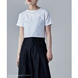 etoll エトル ハート箔プリントクロップドTシャツ | Fashion Letter | 詳細画像12