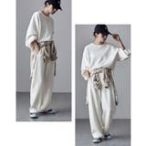 etoll エトル ダンボールニットカーブパンツ | Fashion Letter | 詳細画像9 