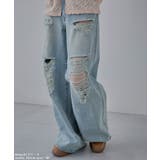 etoll エトル ワイドシルエットクラッシュデニム | Fashion Letter | 詳細画像14