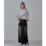 etoll エトル 12ozダブルウエストデニムスカート | Fashion Letter | 詳細画像2