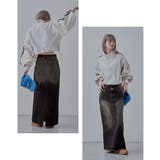 etoll エトル 12ozダブルウエストデニムスカート | Fashion Letter | 詳細画像5