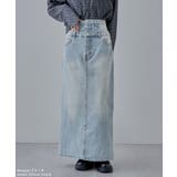 etoll エトル 12ozダブルウエストデニムスカート | Fashion Letter | 詳細画像7