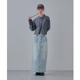 etoll エトル 12ozダブルウエストデニムスカート | Fashion Letter | 詳細画像9