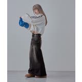 etoll エトル 12ozダブルウエストデニムスカート | Fashion Letter | 詳細画像13