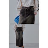 etoll エトル 12ozダブルウエストデニムスカート | Fashion Letter | 詳細画像14