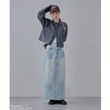 etoll エトル 12ozダブルウエストデニムスカート | Fashion Letter | 詳細画像15