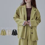 etoll エトル ツイルダッドテーラードジャケット | Fashion Letter | 詳細画像1