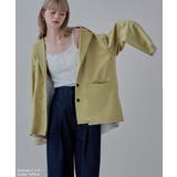etoll エトル ツイルダッドテーラードジャケット | Fashion Letter | 詳細画像6