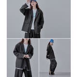 etoll エトル ツイルダッドテーラードジャケット | Fashion Letter | 詳細画像11