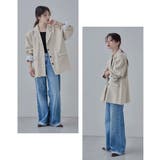 etoll エトル ツイルダッドテーラードジャケット | Fashion Letter | 詳細画像17