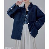 etoll エトル デニムビッグカフスシャツジャケット | Fashion Letter | 詳細画像2