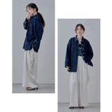 etoll エトル デニムビッグカフスシャツジャケット | Fashion Letter | 詳細画像3