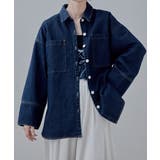 etoll エトル デニムビッグカフスシャツジャケット | Fashion Letter | 詳細画像5