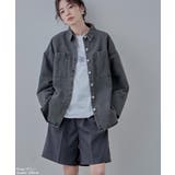 etoll エトル デニムビッグカフスシャツジャケット | Fashion Letter | 詳細画像8