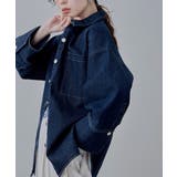 etoll エトル デニムビッグカフスシャツジャケット | Fashion Letter | 詳細画像14
