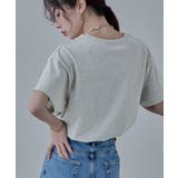 etoll エトル 手書き風ロゴデザインミドルTシャツ | Fashion Letter | 詳細画像8