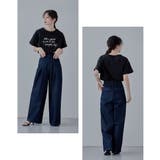 etoll エトル 手書き風ロゴデザインミドルTシャツ | Fashion Letter | 詳細画像11