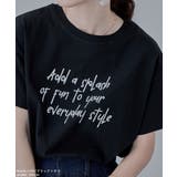 etoll エトル 手書き風ロゴデザインミドルTシャツ | Fashion Letter | 詳細画像17