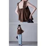 etoll エトル リネンタッチギャザービスチェ | Fashion Letter | 詳細画像11