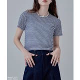 etoll エトル シアーボーダークロップドTシャツ | Fashion Letter | 詳細画像9