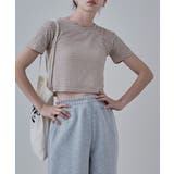 etoll エトル シアーボーダークロップドTシャツ | Fashion Letter | 詳細画像15