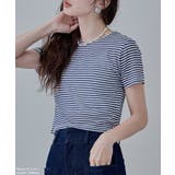 etoll エトル シアーボーダークロップドTシャツ | Fashion Letter | 詳細画像16