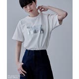 etoll エトル シルバー箔プリントTシャツ | Fashion Letter | 詳細画像2