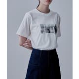 etoll エトル シルバー箔プリントTシャツ | Fashion Letter | 詳細画像3