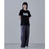 etoll エトル シルバー箔プリントTシャツ | Fashion Letter | 詳細画像11
