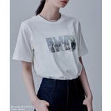 etoll エトル シルバー箔プリントTシャツ | Fashion Letter | 詳細画像13