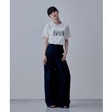 etoll エトル シルバー箔プリントTシャツ | Fashion Letter | 詳細画像14