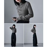 etoll エトル ハイネックカラーリブニット | Fashion Letter | 詳細画像9