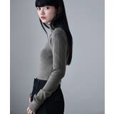 etoll エトル ハイネックカラーリブニット | Fashion Letter | 詳細画像10