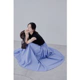 etoll エトル ギャザーボリュームフレアスカート | Fashion Letter | 詳細画像5 