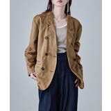 etoll エトル スエードテーラードジャケット | Fashion Letter | 詳細画像7 
