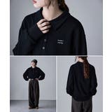 etoll エトル ポロ襟ロゴスウェット | Fashion Letter | 詳細画像4 