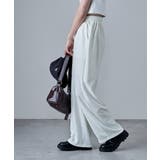 etoll エトル 裏毛センターラインワイドスウェットパンツ | Fashion Letter | 詳細画像7
