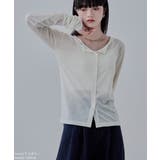 etoll エトル シアークルーネックカーディガン | Fashion Letter | 詳細画像2