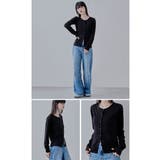 etoll エトル シアークルーネックカーディガン | Fashion Letter | 詳細画像6