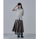 etoll エトル ヘザーツイルレースレイヤードスカート | Fashion Letter | 詳細画像15