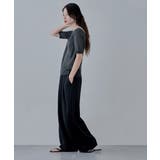 etoll エトル バックオープンクロスシアーニット | Fashion Letter | 詳細画像5 