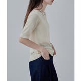 etoll エトル バックオープンクロスシアーニット | Fashion Letter | 詳細画像9 