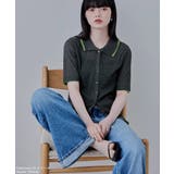 etoll エトル バイカラーシアーニットカーディガン | Fashion Letter | 詳細画像7