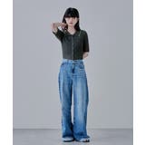 etoll エトル バイカラーシアーニットカーディガン | Fashion Letter | 詳細画像9
